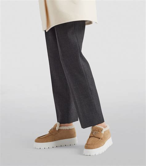 prada suede wavy sneakers|Prada suede slip on sneakers.